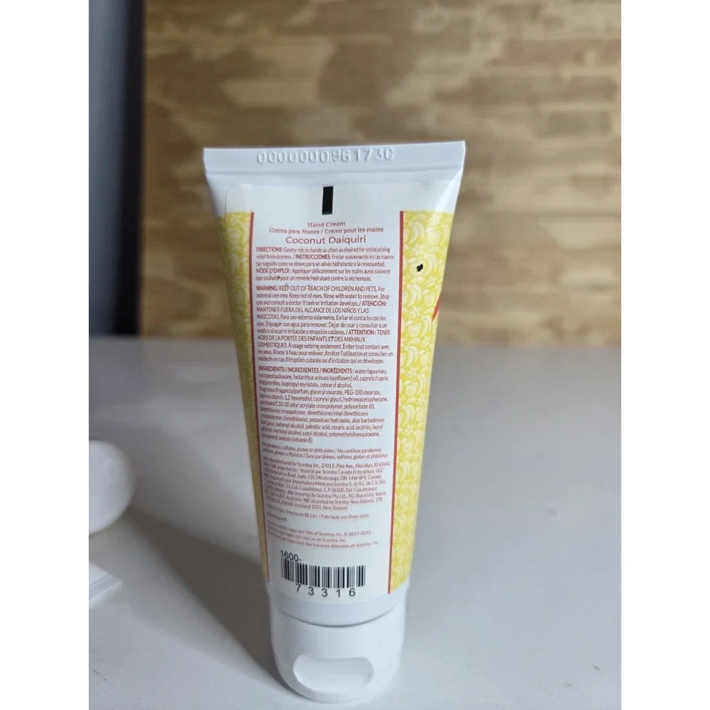 Scentsy Hand Cream - Coconut Daquiri - ***BRAND NEW*** 2.7 Fl oz Travel‎